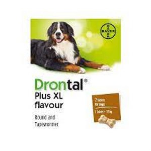 Drontal Dog Tasty Bone Tablets Xl